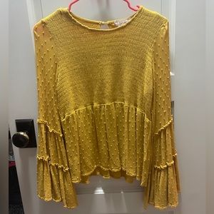 Altered state long sleeve flowing top